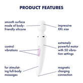 Satisfyer Wand-er Woman Massage Wand White Electric Massager